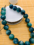 Kyanite Bicolor Round Beads - 20 mm Size - Code #K7 - AAA Quality - Length 40 cm- Natural Kyanite Round Beads