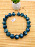 Kyanite Bicolor Round Beads - 21 mm Size - Code #K8 - AAA Quality - Length 40 cm- Natural Kyanite Round Beads