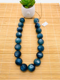 Kyanite Bicolor Round Beads - 22 mm Size - Code #K9 - AAA Quality - Length 40 cm- Natural Kyanite Round Beads