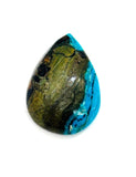 Blue Opalina Pear Cabs - Natural Opalina Cabochons - Origin chili- AAA Quality