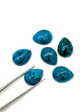 Blue Opalina Pear Cabs-Size 12x16 MM - Natural Opalina Cabochons - Pack of 1 Piece Origin chili- AAA Quality
