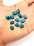 Blue Opalina Pear Cabs-Size 7x10 MM - Natural Opalina Cabochons - Pack of 4 Piece Origin chili- AAA Quality