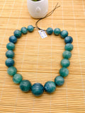 Kyanite Bicolor Round Beads - 16-23 mm Size - Code #K11 - AAA Quality - Length 40 cm- Natural Kyanite Round Beads