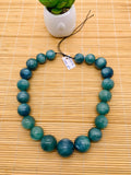 Kyanite Bicolor Round Beads - 16-23 mm Size - Code #K11 - AAA Quality - Length 40 cm- Natural Kyanite Round Beads