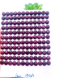 6 mm Purple Spiny Oyster Shell Round Cabs • Pack of 4 Pcs • AAA Quality • Natural Spiny Oyster Shell Cabochon