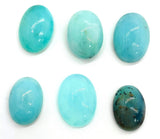 Peruvian Opal Cabochon • Code C11-C16 • AAA Quality • Weight 6.1 gm Natural Peru Opal Cabs • Origin- Peru
