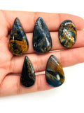 Pietersite Cabochon-Code #S31 - S35- Natural gemstone cabochon- Pietersite Loose Stone - Pietersite Cabs