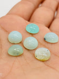 Peruvian Opal Cabochon• SIZE 9 MM • Pack of 6 pcs. AAA Quality • Natural Peru Opal Cabs • Origin- Peru
