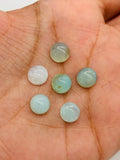 Peruvian Opal 8 MM cabs • Pack of 6 pcs. AAA Quality • Natural Peru Opal Cabs • Origin- Peru