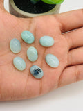 Peruvian Opal Cabochon• SIZE 10X14 MM • Pack of 7 pcs. AAA Quality • Natural Peru Opal Cabs • Origin- Peru
