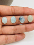 Peruvian Opal 9X11-12 MM cabs • Pack of 6 pcs. AAA Quality • Natural Peru Opal Cabs • Origin- Peru