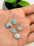 Peruvian Opal 9X11-12 MM cabs • Pack of 6 pcs. AAA Quality • Natural Peru Opal Cabs • Origin- Peru