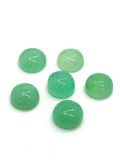 Chrysoprase Cabs 9-12 mm size , Chrysoprase Cabochon - Chrysoprase Square Cabs-