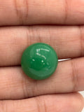 Chrysoprase Cabs 15mm size , Chrysoprase Cabochon - Chrysoprase Round Cabs- pack of 1 pc.