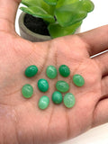 Chrysoprase Cabs 8x10,9x11,7x9,6x8 mm size , Chrysoprase Cabochon- Chrysoprase Cabs-