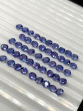 Tanzanite Faceted 5MM Round, -Good Quality Natural Tanzanite Cut stone,Pack of 1 PCs. origin Tanzania