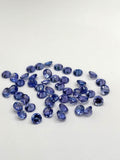 Tanzanite Faceted 5MM Round, -Good Quality Natural Tanzanite Cut stone,Pack of 1 PCs. origin Tanzania