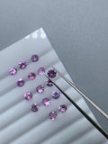 1 Pc 3.5 mm Pink Sapphire Round Diamond cut Faceted AAA - Code # A1- Medium Pink Color- Natural Pink Sapphire Loose Gemstone - AAA Quality