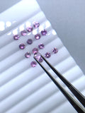 1 Pc 3.5 mm Pink Sapphire Round Diamond cut Faceted AAA - Code # A3- Good Pink Color- Natural Pink Sapphire Loose Gemstone - AAA Quality