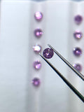1.8 mm Pink Sapphire Round Diamond cut Faceted - Code # E2- Good Pink Color- Natural Pink Sapphire Loose Gemstone - AAA Quality- Qty 6 Pcs