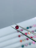 Spinel Round Diamond Cut loose stone • Natural Multi Spinel Stone - AAA Quality - Loose Gemstone- Size 2.5 - 4 MM