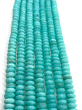 Peruvian Opal Roundel Beads, 12 mm Size • Length 14 Inch • AAA Quality • Origin Peru. dyed color opal