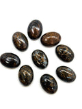Bronzite Smooth Oval Cabs ,Natural gemstone cabochon .Size 13x18 MM, gemstone cabs, pack of 2 pc