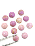 Phosphosiderite 10mm Round Cabochon • • Pack of 4 Pcs . AAA Quality • Natural Phosphosiderite Cabs • Phosphosiderite