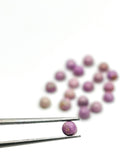 Phosphosiderite 3mm Round Cabochon • Pack of 8 Pcs . AAA Quality • Natural Phosphosiderite Cabs • Phosphosiderite
