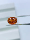 2.65 Carat - Spessartite Garnet Faceted Oval Cut - Code #A1- 8.3x6.3 mm - AAA Quality - Natural Spessartite Garnet Loose Stone
