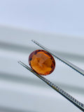 2.3 Carat Natural Spessartite Garnet Faceted Oval Cut - Code #A5- 7.6x6.5 mm - AAA Quality - Spessartite Garnet Loose Stone