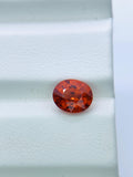 2.3 Carat Natural Spessartite Garnet Faceted Oval Cut - Code #A5- 7.6x6.5 mm - AAA Quality - Spessartite Garnet Loose Stone