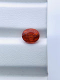 2.10 Carat Spessartite Garnet Faceted Oval Cut - Code #A7- 7.4x6.2 mm - AAA Quality - Natural Spessartite Garnet Loose Stone