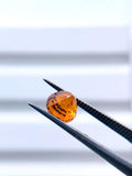 1.85 Carat Spessartite Garnet Faceted Round Cut - Code #A11- 6.2 mm - AAA Quality - Natural Spessartite Garnet Loose Stone