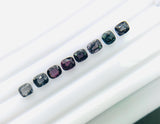 Spinel Faceted Cushion • Code# B3 - Pack of 8 Pcs - 4.7- 5.5x5-5.5 mm - Natural Multi Spinel Cushion Cut - AAA Quality