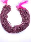 Multi Spinel Faceted Cube Beads 2mm size- AAA Quality - Natural Spinel Faceted Box - Length 39 Cm