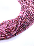 Multi Spinel Faceted Cube Beads 2mm size- AAA Quality - Natural Spinel Faceted Box - Length 39 Cm