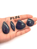 Purple Purpurite Cabs , Code P1-P4 .Natural gemstone , Gemstone cabochon. Purpurite