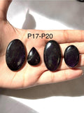 Purpurite Cabs ,Code P17-P20 .Natural gemstone , Gemstone cabochon. Purpurite
