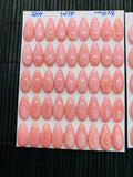 Queen Conch Shell Pear Cabs • 8x18 / 8x16 mm Size • Pack of 1 Pc • AAA Quality • Flat Back • Queen Conch Cabochons
