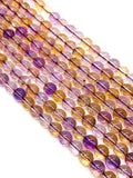 Ametrine round beads 8 mm Size AAAA Quality , Ametrine Round Beads, 40cm strand- Gemstone Round Beads- Ametrine