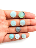 Peruvian Opal Cabochon•13-12-11-10 MM • AAA Quality • Weight 6.1 gm Natural Peru Opal Cabs • Origin- Peru