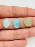 Peruvian Opal 10X12-13 MM cabs • Pack of 6pcs. AAA Quality • Natural Peru Opal Cabs • Origin- Peru