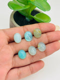Peruvian Opal 10X12-13 MM cabs • Pack of 6pcs. AAA Quality • Natural Peru Opal Cabs • Origin- Peru