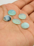 Peruvian Opal 9X11-12 MM cabs • Pack of 6 pcs. AAA Quality • Natural Peru Opal Cabs • Origin- Peru