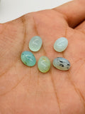 Peruvian Opal 7X9-10 MM cabs • Pack of 5 pcs. AAA Quality • Natural Peru Opal Cabs • Origin- Peru