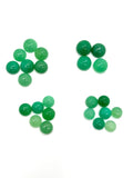 Chrysoprase Cabs 9-12 mm size , Chrysoprase Cabochon - Chrysoprase Square Cabs-