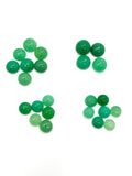 Chrysoprase Cabs 9-12 mm size , Chrysoprase Cabochon - Chrysoprase Square Cabs-