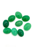 Chrysoprase Cabs 10x13 mm size , Chrysoprase Cabochon. Pack of 4 Pcs - Chrysoprase Oval Cabs-