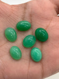 Chrysoprase Cabs ,Size 11x15,14x10 mm Chrysoprase Cabochon- Chrysoprase Cabs-